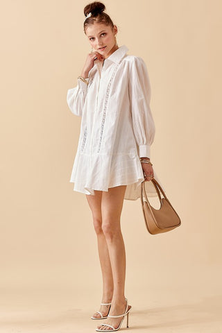 VALERIE BUTTON UP TUNIC DRESS