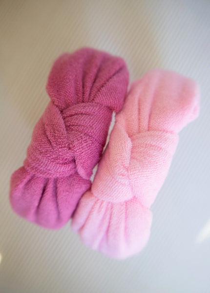 TERRYCLOTH KNOTTED HEADBAND