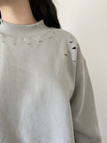 SOFT DISTRESSED PULLOVER