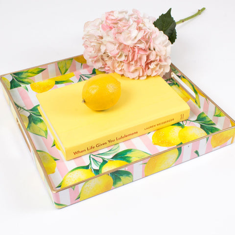 SQUARE LEMON TRAY