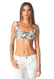 SLAVE FOR YOU RUFFLE CROP TOP