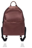 BROWN SATIN BACKPACK - SHOP MĒKO